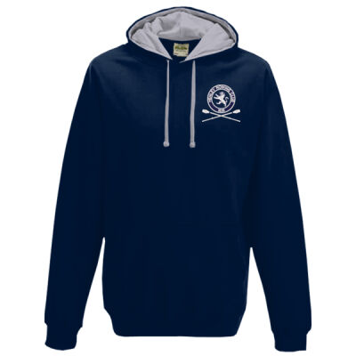 Henley Rowing Club Contrast Hoodie Navy and Grey Thumbnail